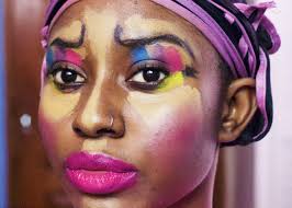 poonchie s carnival makeup tutorial