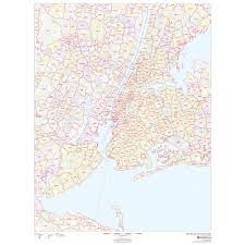 new york city zip code map new york