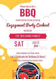 bbq enement party invitation