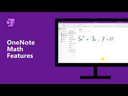 How To Use Onenote Math Features