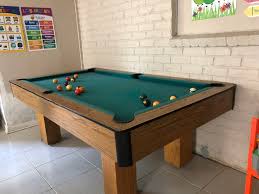 pool table standard size in