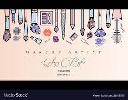 makeup artist banner beauty salon