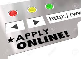 Apply Online Words On A Website Or Internet Browser Window To