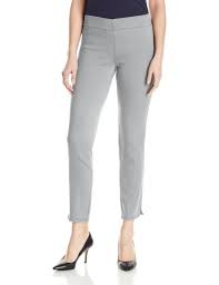 Nydj Womens Alina Skinny Pull On Ankle Jeans In Future Fit Denim Moonstone Grey 2