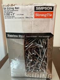 stainless steel siding nails 6d 2 full