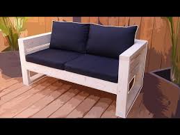 Diy Modern Outdoor Sofa From 2x4 S