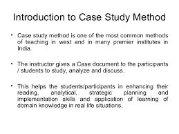 Case studies are another type of structure support  which function as  representations of experiences that learners have not had 