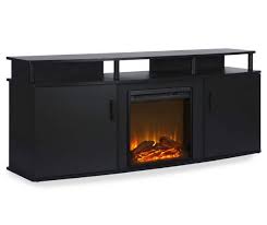 Ameriwood 63 Fireplace Console Black