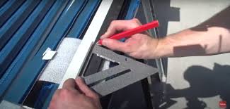 how to install metal trim around a