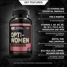 optimum nutrition opti women the