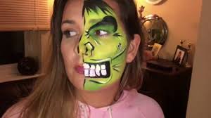 incredible hulk face painting tutorial