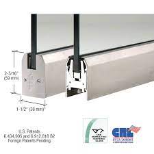 crl low profile tapered door rail