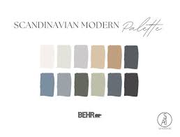 Scandinavian Modern Color Palette Behr