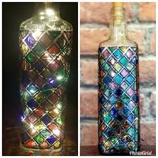 Pracol Bottle Glass Painting Led