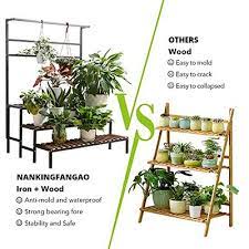 Hanging Plant Stand Ladder Plant Shelf