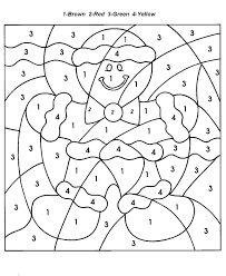 Maybe you would like to learn more about one of these? Color By Number Christmas Coloring Pages Kindergarten Colors Christmas Color By Number
