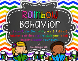Rainbow Behavior Clip Chart Extras