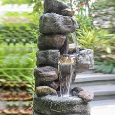 the pond waterfall fountain with