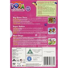 This is a list of programming which has aired on the british tv channel nick jr. Dora The Explorer Meet Diego Super Babies Big Sister Dora 3 Disc Dvd Deff Com
