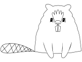 Coloring pages >> animal >> beaver >> page 2. Beavers Coloring Pages