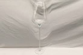 Tall Clear Wine Glass Vase 55 X 12cm
