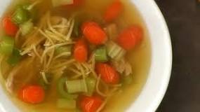 Is chicken noodle soup a clear soup?