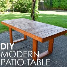 Modern Diy Patio Table Effie Row