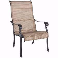 Cast Aluminum Sling Chair Ld5052 1
