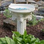 My most popular bathroom set.now expanded into a set of 4 with the addition of my minty hydrangea print. Creative Darling Bird Bath Projects For The Yard