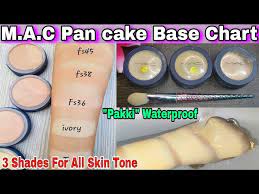 m a c pan cake for oily dry skin