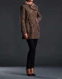 Brown Trench Coat With Removable Lining