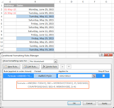 excel workday and networkdays functions