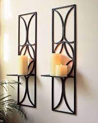 metal wall art candle holder ideas on