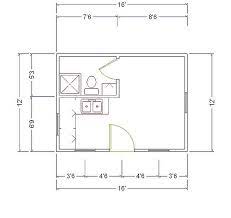 12 X 16 House Cabin Floor Plans Tiny
