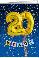 20th employee anniversary cards from