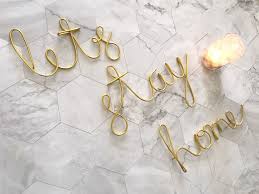 Sign Wire Words Home Decor