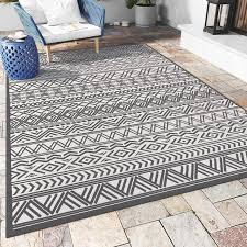 outdoor rug mat 6 x 9 ft flatweave