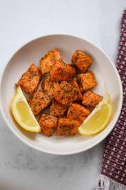 air fryer salmon bites salmon nuggets