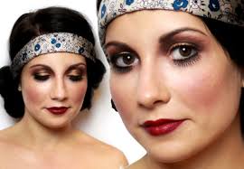 20s flapper makeup tutorial for