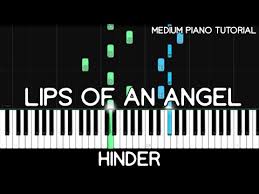 hinder lips of an angel um piano