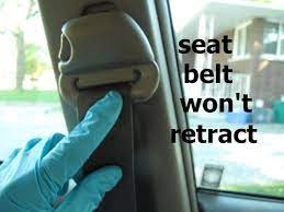 Seat Belt Won T Retract Easy Fix