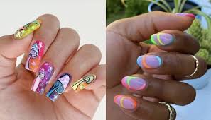 neon nails are the bright trend you