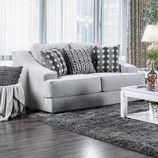Lesath Light Gray Sofa Set For