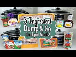 6 dump go crockpot dinners the