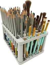 painting brush holders crate organizer