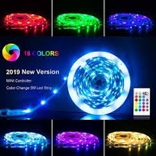 Led Strip Lights 16 4ft Rgb 5050 Leds Color Changing Kit With 24key Remote Control And Power Supply Mood Lighting Led Strips For Home Kitchen Prices Shop Deals Online Pricecheck