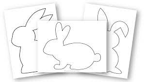 Rabbits eat when they are happy another thing rabbit do is eating cecotropes if you do not know rabbits have creates their cecotropes it is essentially a type of food that rabbits eat it is full of nutrients that rabbits eat it basically. Free Printable Bunny Rabbit Templates Simple Mom Project
