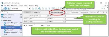 Online Search Mode Endnote Libguides At University Of