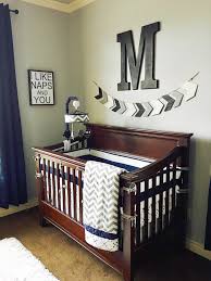 Gray And Blue Crib Bedding My Baby Sam