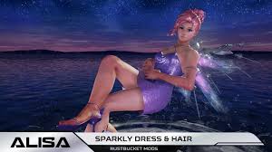 tekkenmods sparkly dress for alisa